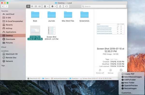 So erstellen Sie Ihre eigenen Mac Finder-Schnellaktionen