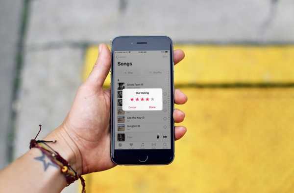 Comment activer le classement par étoiles d'Apple Music sur iPhone et iPad