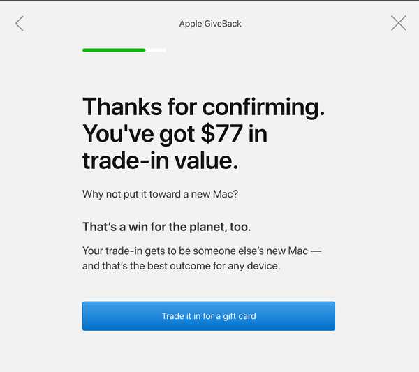 Come trovare il valore stimato del tuo dispositivo con Apple GiveBack