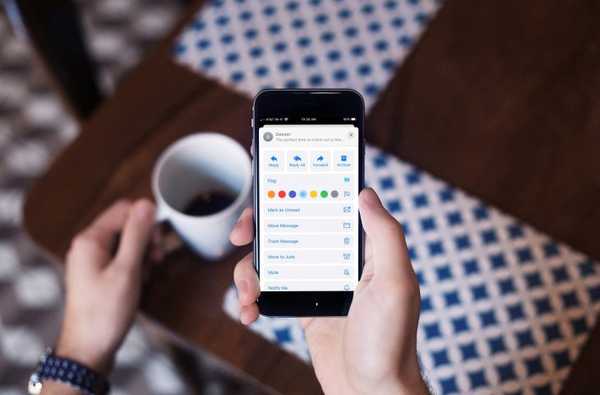 Cum să semnalizați e-mailuri cu diferite culori în Mail pe iPhone și iPad