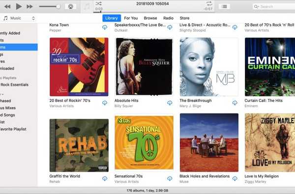 Hur man missar albumbilder i iTunes