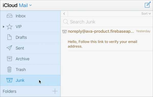 Cara mengelola email Sampah di iCloud Mail untuk kotak masuk yang lebih bersih