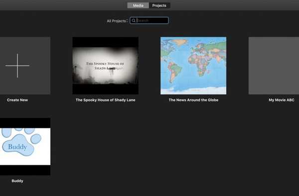 Projecten beheren in iMovie op Mac en iOS