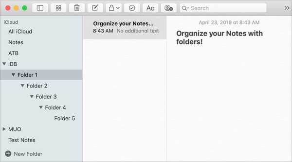 Come organizzare le note di Apple con le cartelle su Mac