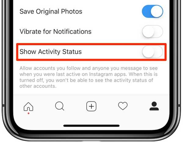 Como impedir que o Instagram transmita seu status online para amigos