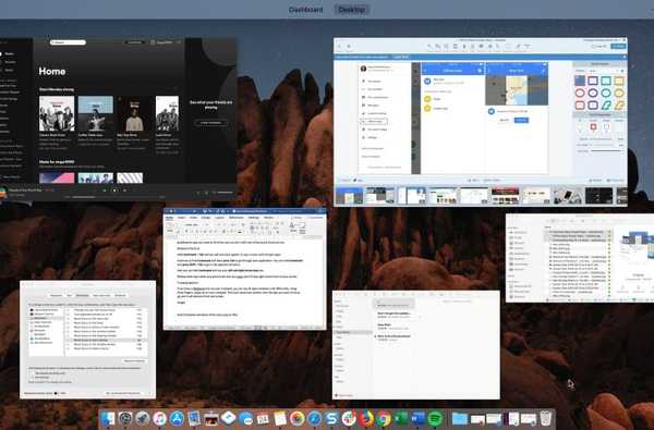 Cara cepat beralih antara windows dan aplikasi di Mac