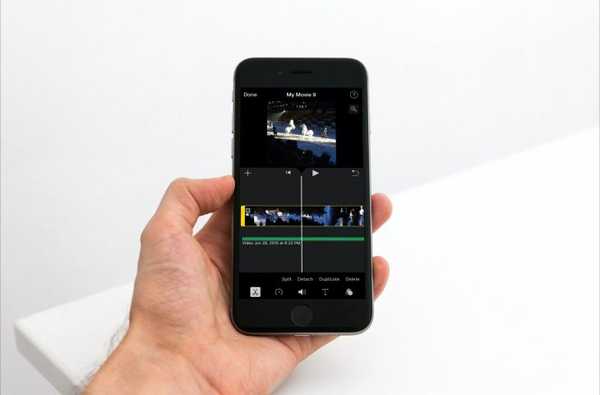 Hoe video te verwijderen en audio te bewaren in iMovie