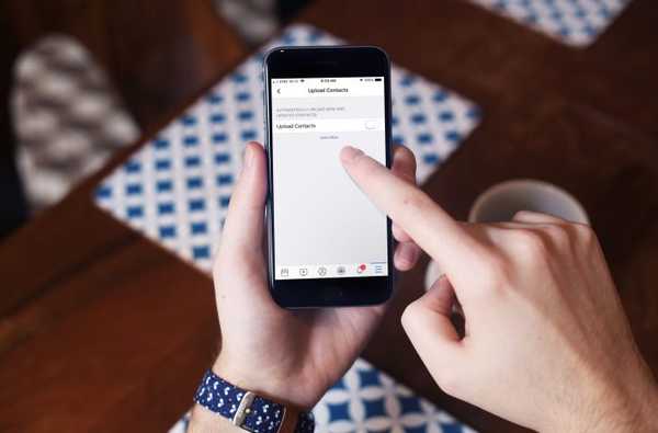 Hur du hindrar din iPhone från att ladda upp kontakter till Facebook