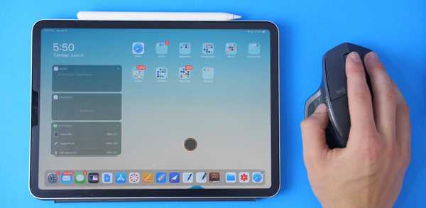 Cara menggunakan mouse atau trackpad di iPad Anda dengan iPadOS