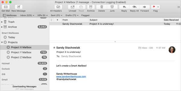 Hur man använder smarta brevlådor i Mail på Mac