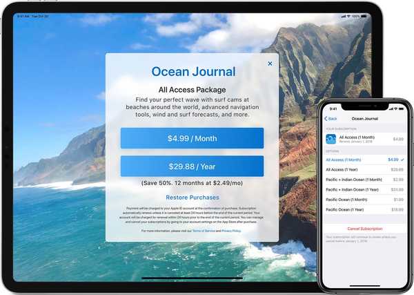 iOS 12.2 gir nye rabattalternativer for automatisk fornyelse av abonnement