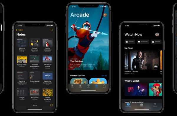 La Modalità oscura di tutto il sistema di iOS 13 offre un rapido Control Center e una programmazione personalizzata