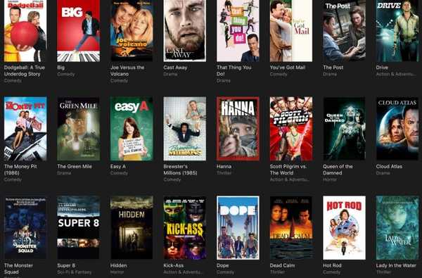 iTunes-film gaat over Dodgeball en The Green Mile tot $ 5, Spider-Man-films tot $ 10 en meer