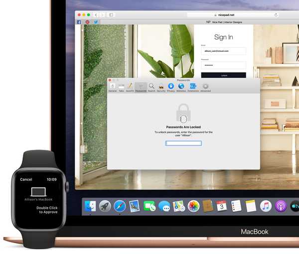 macOS Catalina vă permite să aprobați și mai mult cu Apple Watch