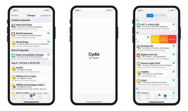 Modernizza un po 'l'interfaccia utente dell'app Cydia con il cyder