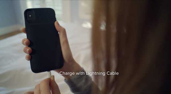 Estojo de bateria Mophie Juice Pack Air para iPhone XS / XR que troca USB-C para carregamento Lightning