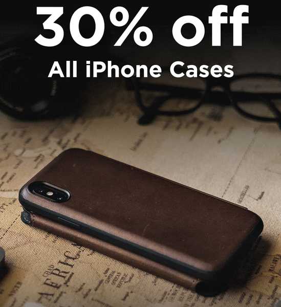 Nomad está tirando 30% de seus casos de iPhone no momento