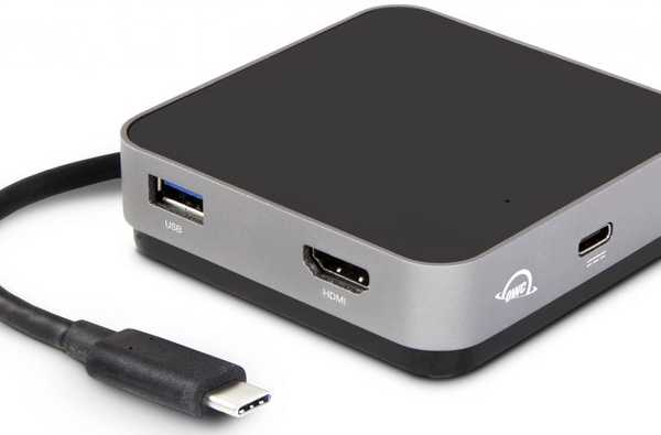 OWC met à jour sa station d'accueil de voyage USB-C avec une alimentation de 100 W, un câble intégré et un stockage