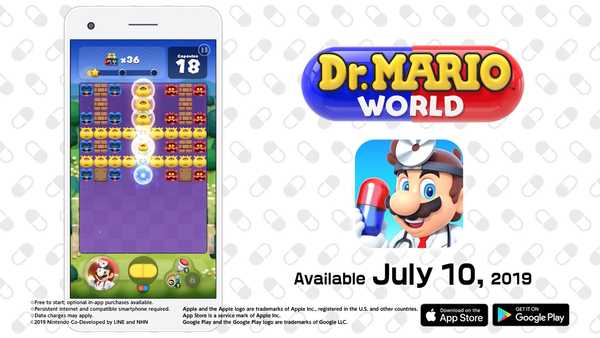 Encomende o jogo Mario 3 da Nintendo, Dr. Mario World, antes do lançamento no próximo mês