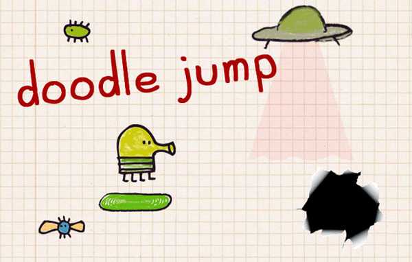 Revisão retrô Doodle Jump