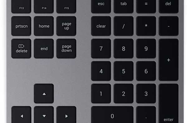 Le clavier étendu Bluetooth de Satechi fonctionne avec les Mac et iOS
