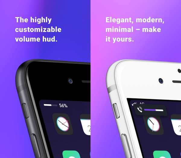 Sonus12 es un HUD de volumen minimalista pero personalizable para iOS