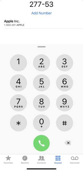 T9Dialer apporte la prise en charge de la numérotation T9 à l'application téléphone native de l'iPhone