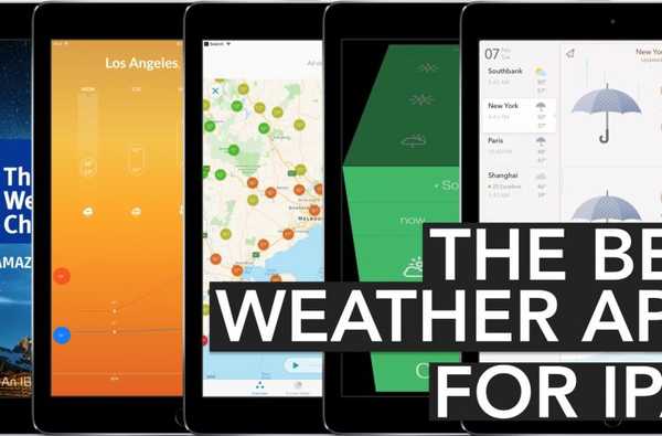 Las mejores aplicaciones meteorológicas para iPad
