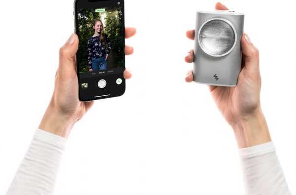 Denne håndholdte Xenon-blitsen forbedrer din iPhone-fotografering med belysning i studiokvalitet