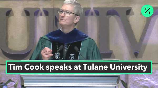 Tim Cooks startadress vid Tulane University