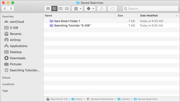 Kiat menghemat waktu untuk menggunakan fitur Pencarian Finder di Mac