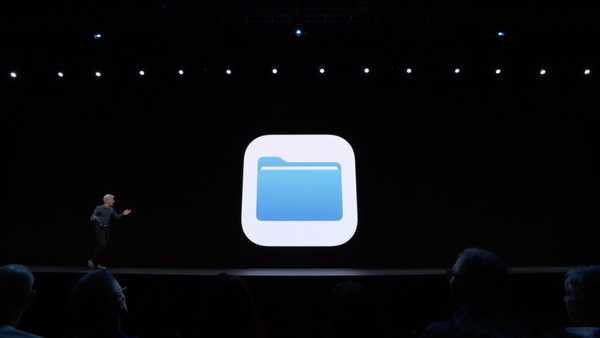 Video met toegang tot dingen op een Iomega Zip-schijf via de sterk verbeterde app Files van Apple
