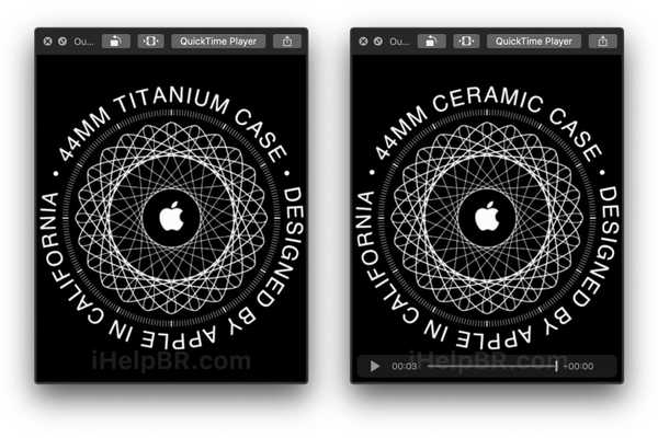 O watchOS 6 sugere opções de caixas de cerâmica e titânio para o Apple Watch Series 5