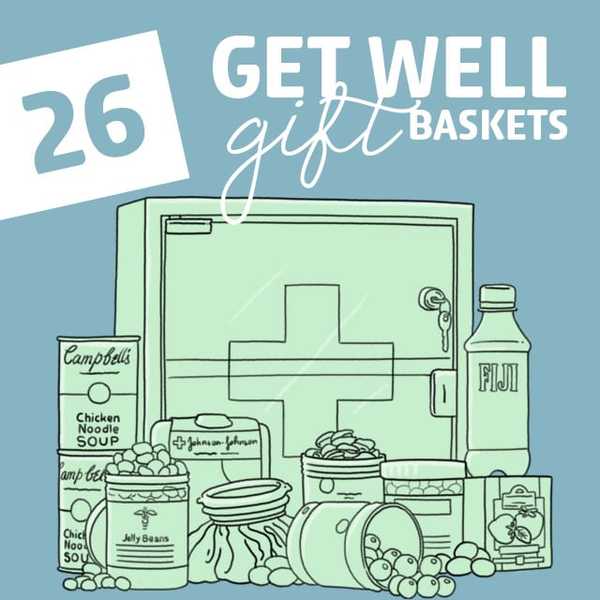26 paniers-cadeaux Get Well pour remonter le moral