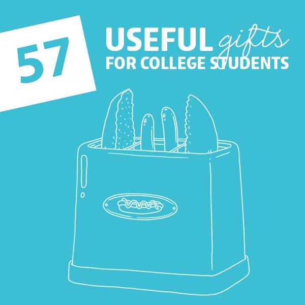 57 användbara gåvor för studenter som inte suger