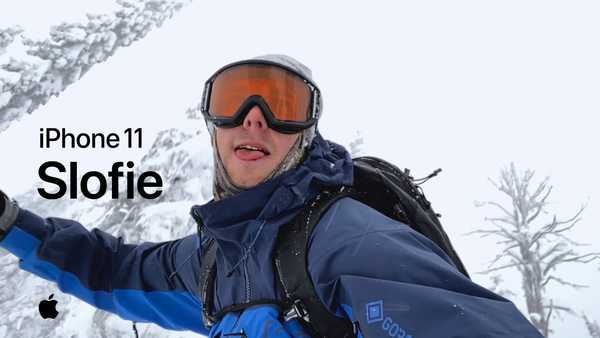 Apple comparte nuevos videos 'slofie' capturados en una tabla de snowboard con iPhone 11