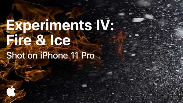 'Experimentos IV Fuego y hielo' captura los elementos con el iPhone 11 Pro