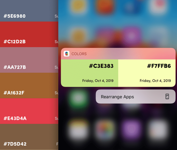 Trouvez et collectionnez toutes les couleurs autour de vous avec Litur pour iPhone