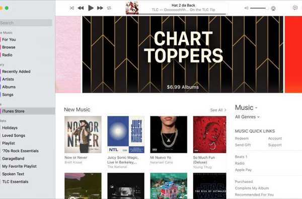 Hoe de iTunes Store te tonen in de Muziek-app op Mac