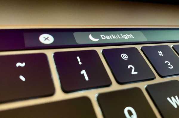 Cum să comutați modul Dark MacOS Catalina cu o comandă personalizată a barei tactile