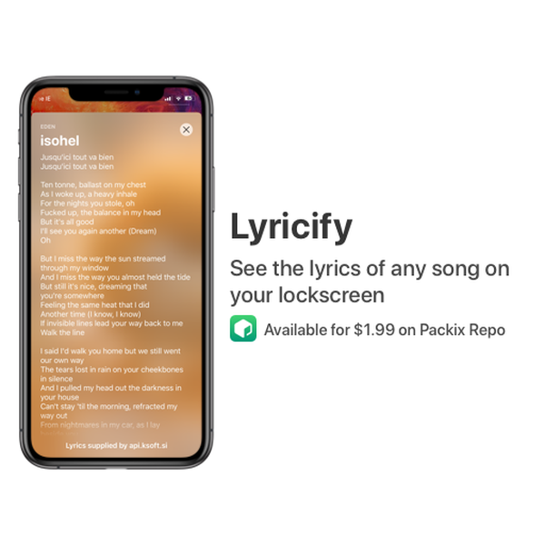 Lyricify recupera i testi delle canzoni per qualsiasi canzone Now Playing