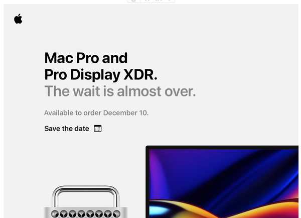Mac Pro Bestellungen starten am 10. Dezember, bestätigt Apple