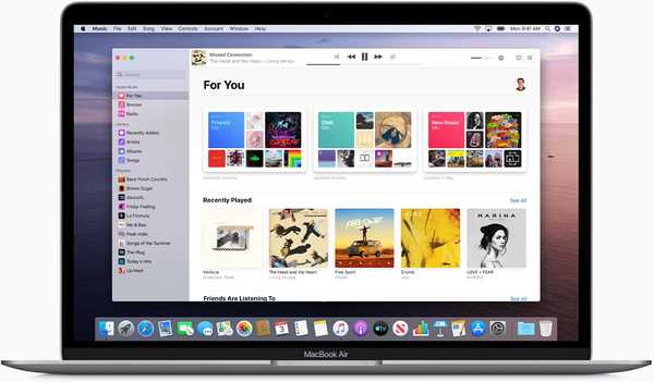 O macOS Catalina 10.15.2 adiciona um navegador de colunas ao aplicativo Música e corrige problemas de ilustrações do álbum