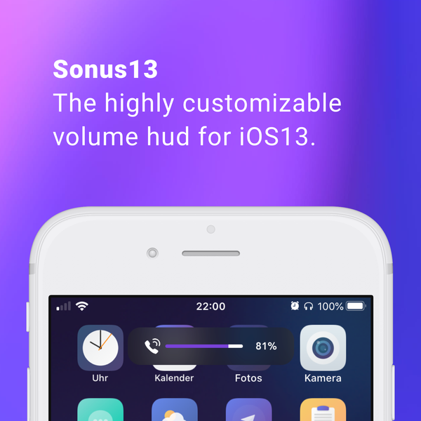 Gör iOS 13 s nya volym HUD ännu bättre med Sonus13