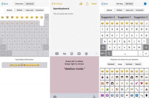 O OpenKeyboard permite que você personalize praticamente qualquer coisa do teclado do iPhone