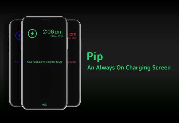 Pip lleva el modo Nightstand de Apple Watch a iPhones con jailbreak