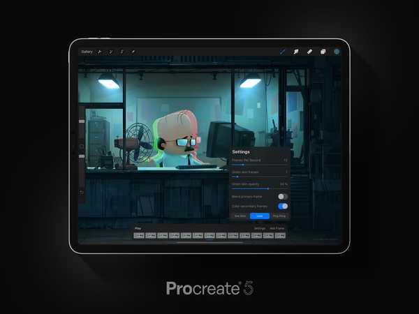 Procreate 5 offre Animation Assist, ricche personalizzazioni con i pennelli e altro