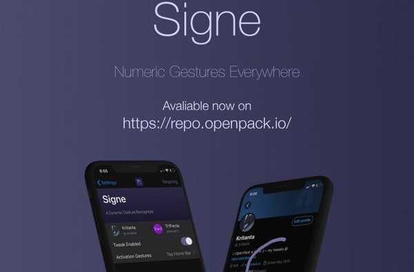 Signe memungkinkan Anda menggunakan gerakan angka sebagai pintasan ke aplikasi dan situs web