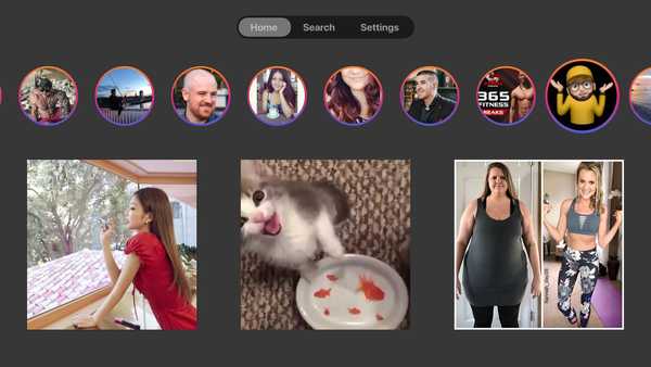 Aplikasi ini memungkinkan Anda melihat foto, video, dan kisah Instagram langsung di Apple TV Anda