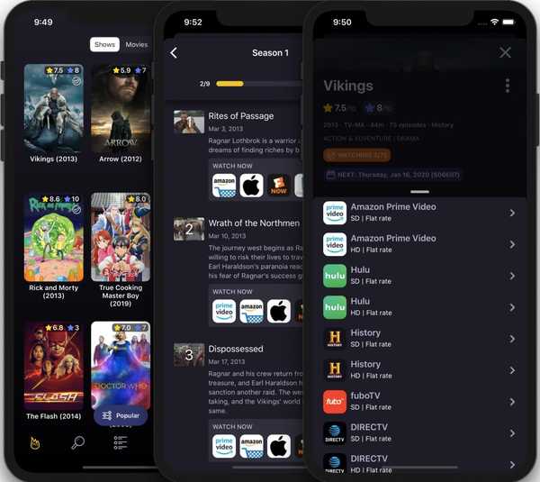 TVSofa vă permite să urmăriți emisiuni TV și filme, se integrează cu servicii de streaming populare
